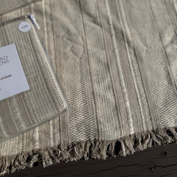 Ballard Enders Textured Stripe Duvet & Shams - NWT - Picture 9 of 16